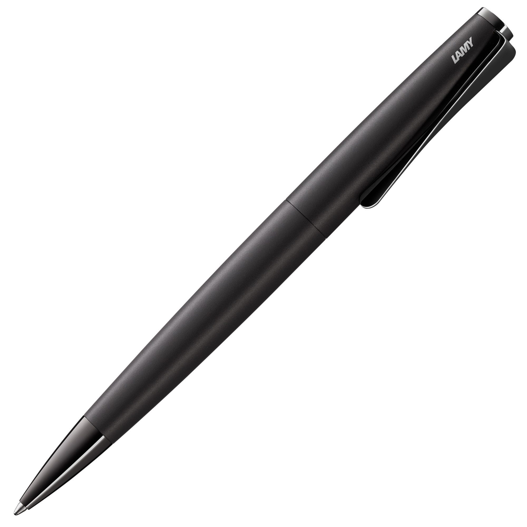 LAMY Kugelschreiber LAMY studio lx-all-black Kugelschreiber Edelstahl Clip Großraummine M