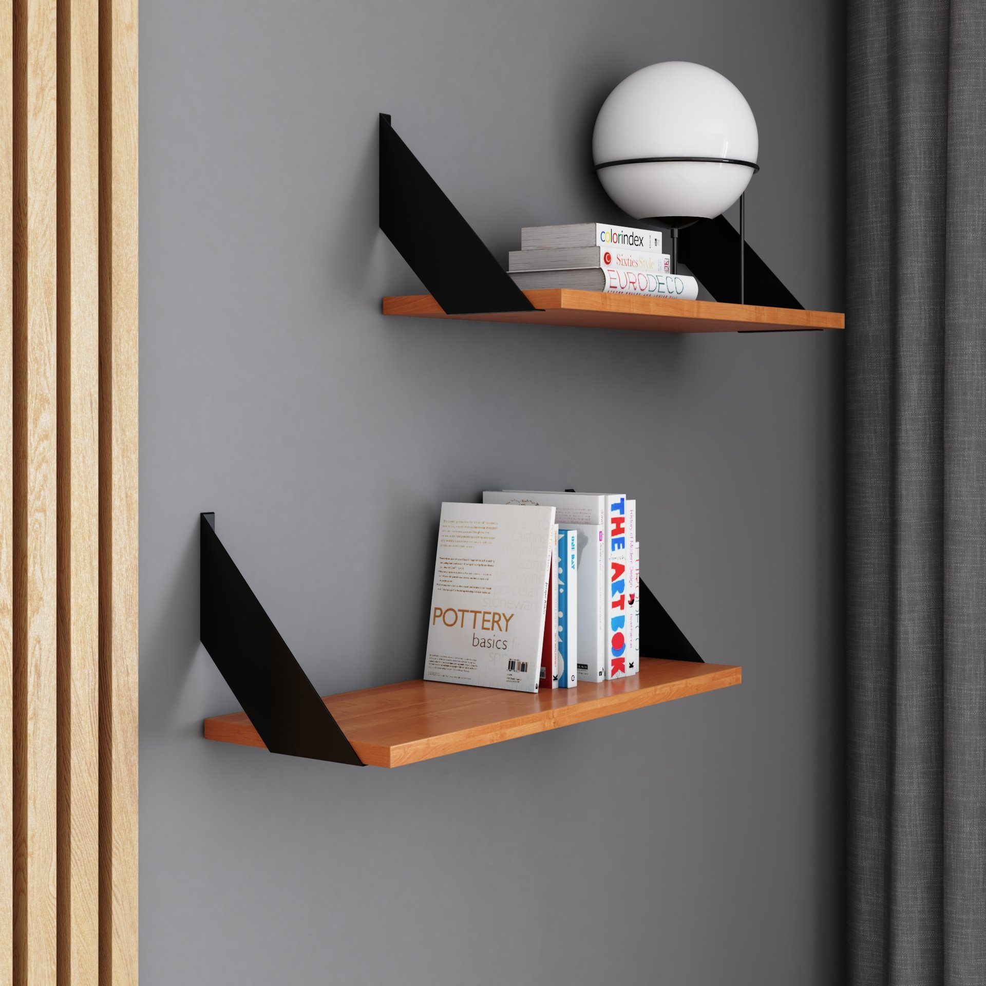 AKKE Wandregal, Hängeregal FLAT modern mit günstig online kaufen
