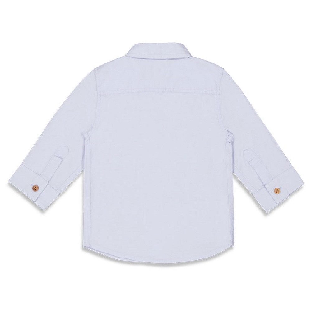 Feetje Langarmhemd -Festlich Taufe Hellblau Baby Basic