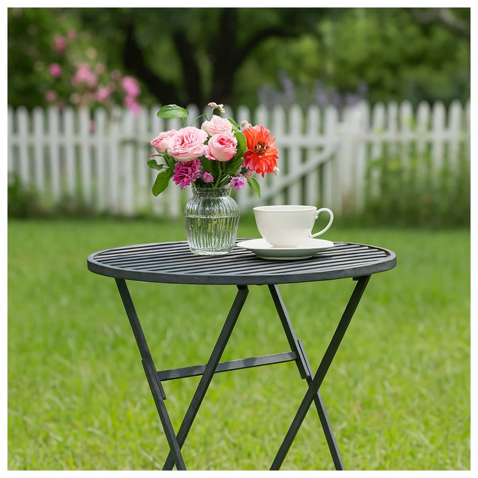 HTI-Line Gartentisch Gartentisch rund Valentine Garden (Stück, 1-St., 1 Gar günstig online kaufen