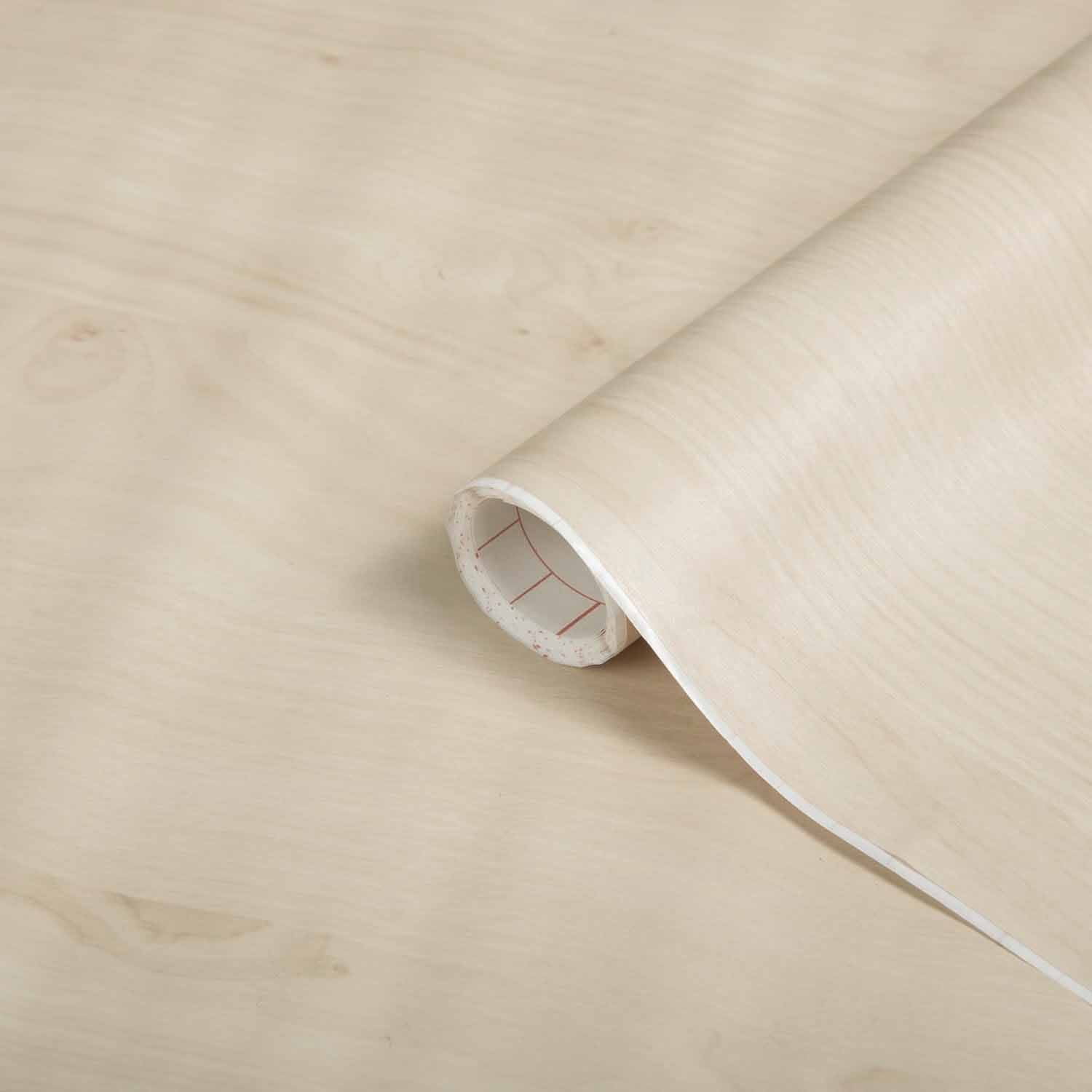 d-c-fix Möbelfolie Birke - selbstklebende Dekofolie Holzoptik Klebefolie Möbel Küche, Designfolie - zuschneidbar, abwaschbar und rückstandslos entfernbar