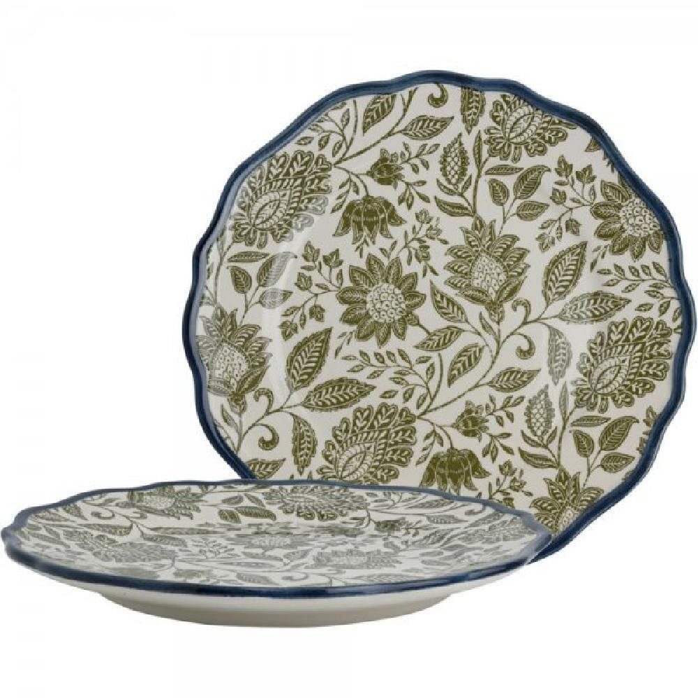 LAURA ASHLEY Speiseteller Speiseteller Hedingham Blue Sage (27cm) (2-teilig)