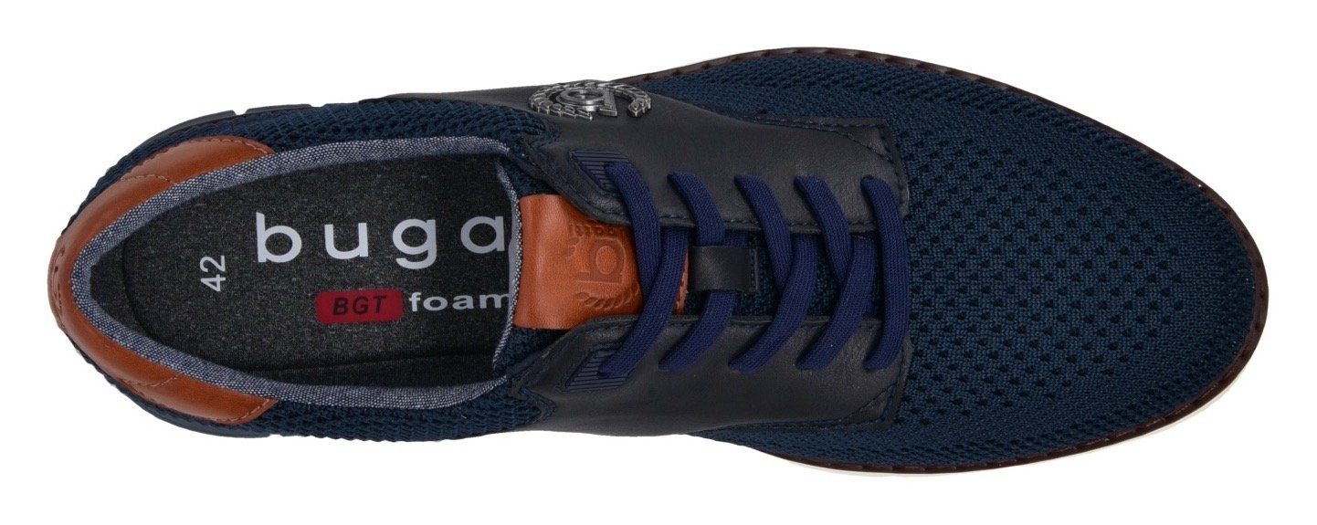 bugatti Slip-On Sneaker mit elastischen Gummizügen