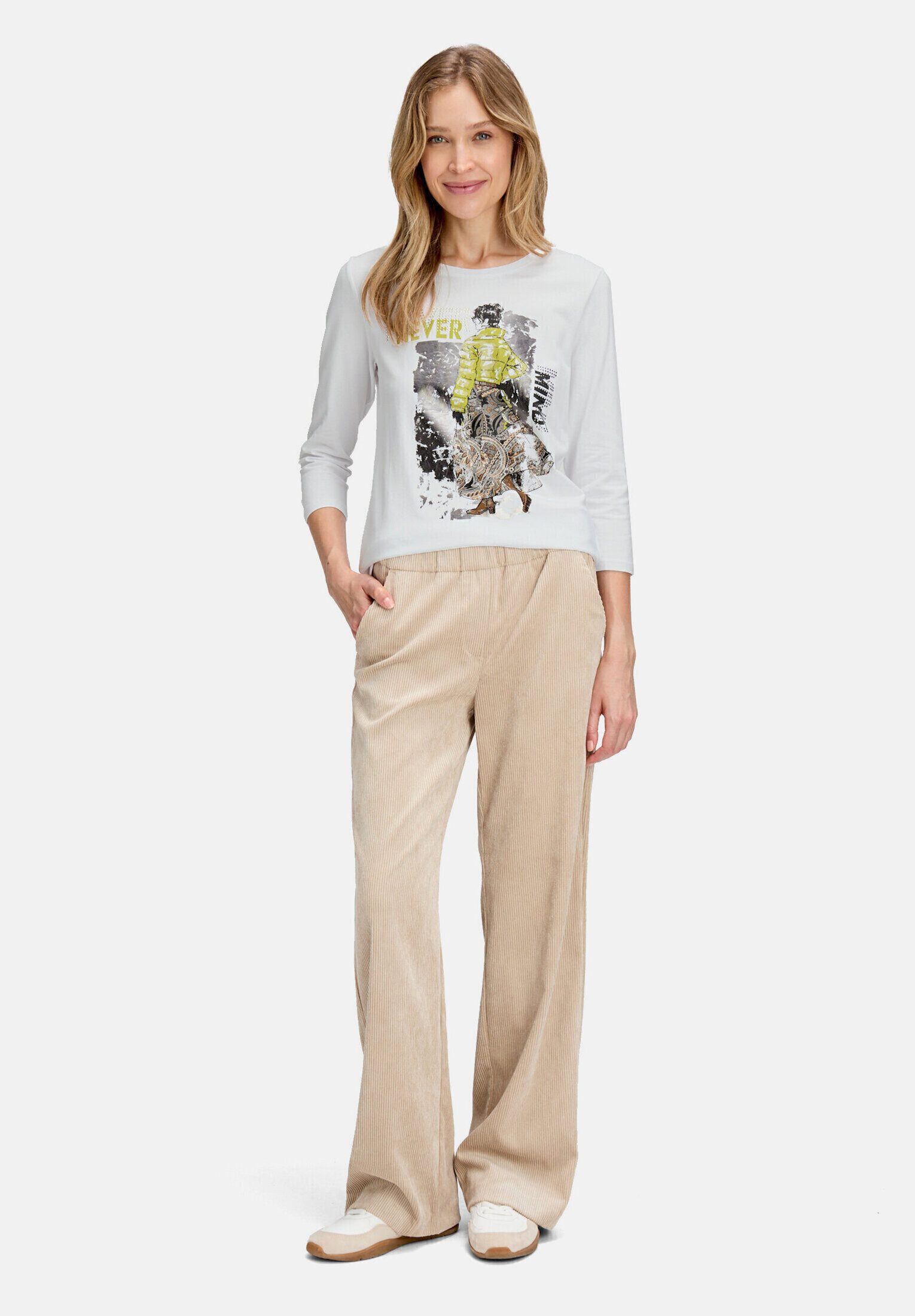 Betty Barclay 3/4-Arm-Shirt Damen mit Rundhalsausschnitt (1-tlg)