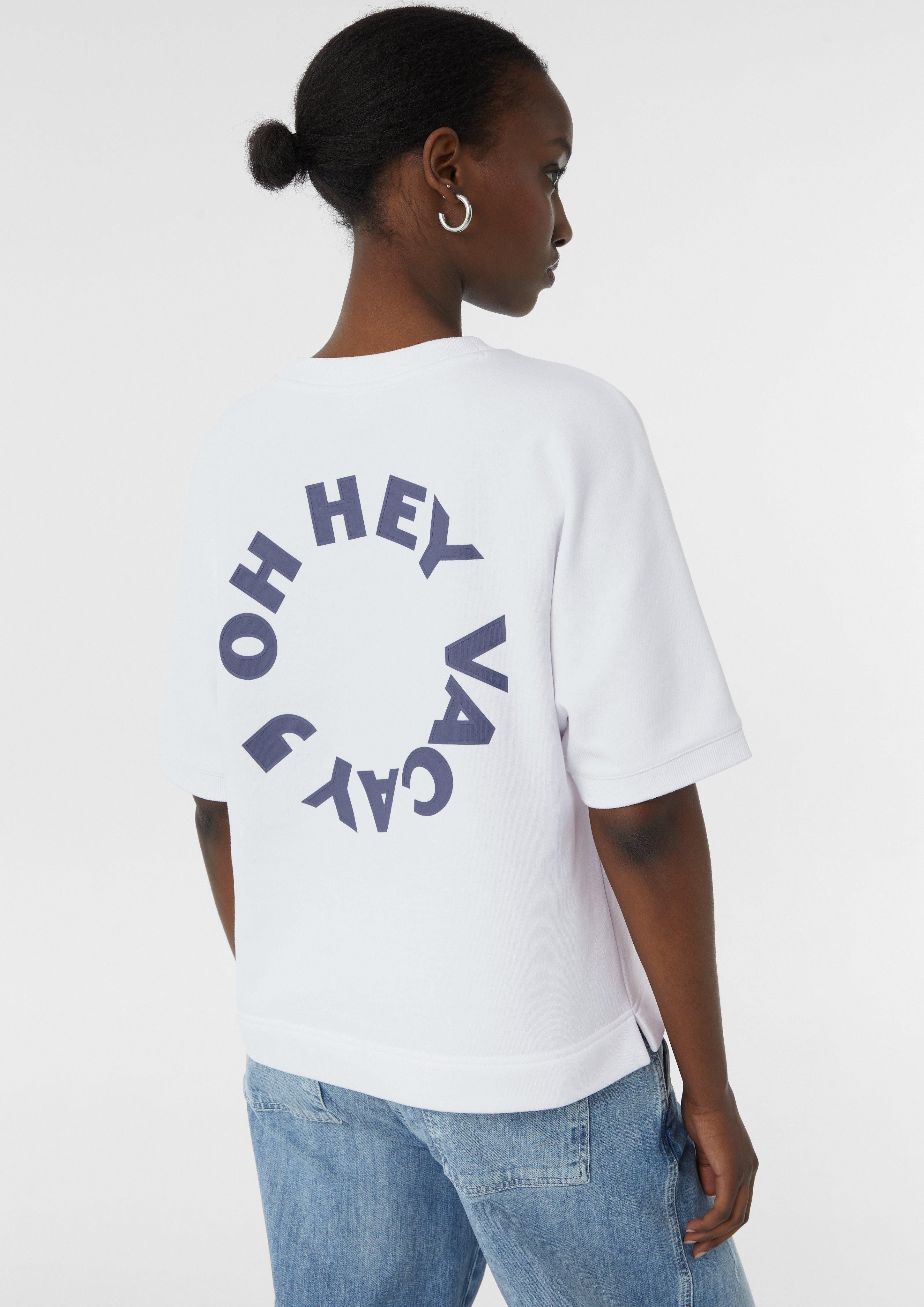 comma casual identity Kurzarmshirt Kurzarm-Sweatshirt im günstig online kaufen