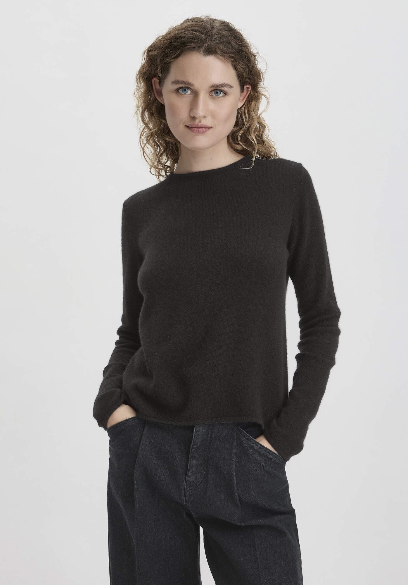 Hessnatur Strickpullover aus reinem Kaschmir (1-tlg) günstig online kaufen