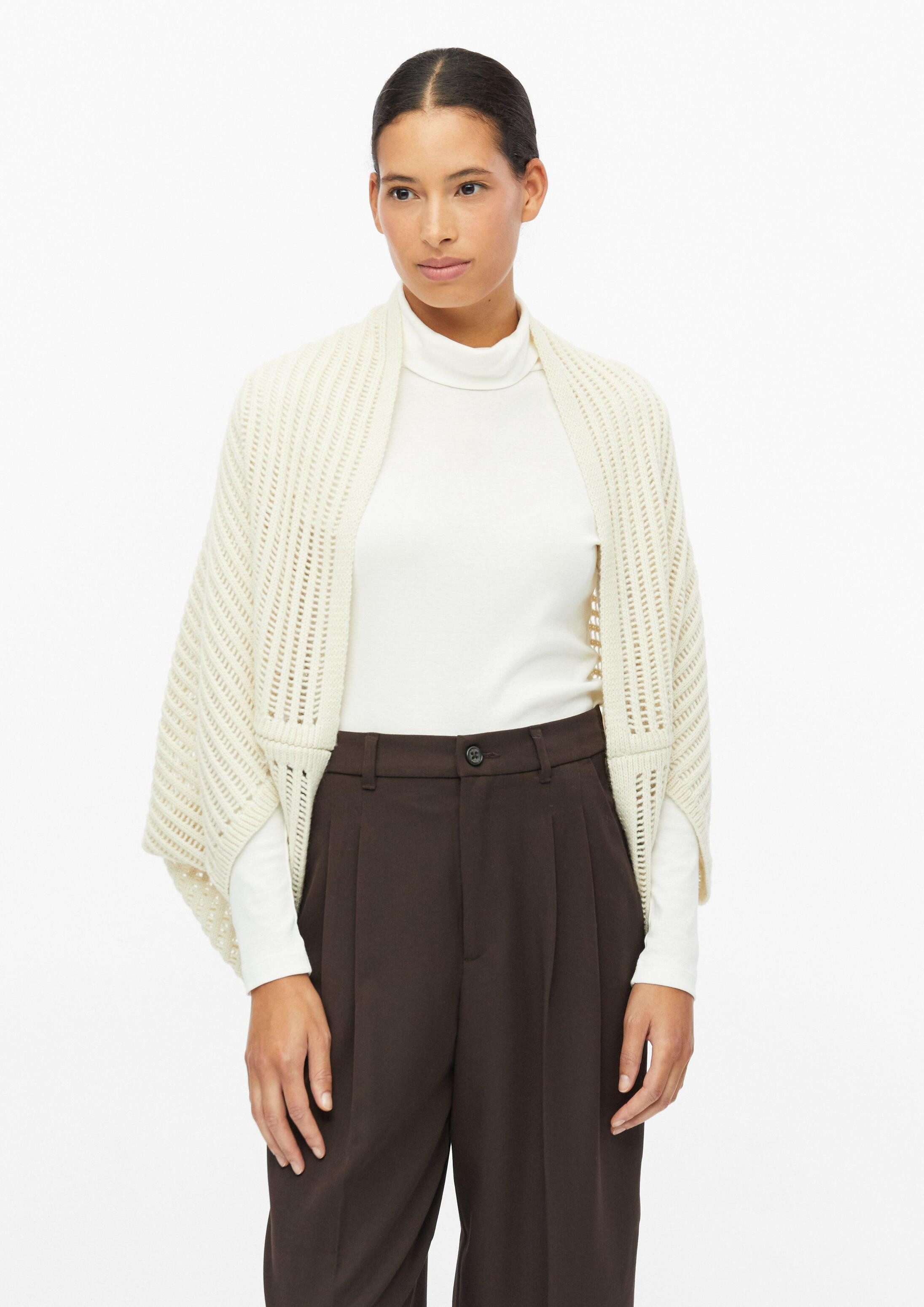 s.Oliver Poncho Indoor-Poncho Poncho im Loose Fit mit kuscheliger Innenseite