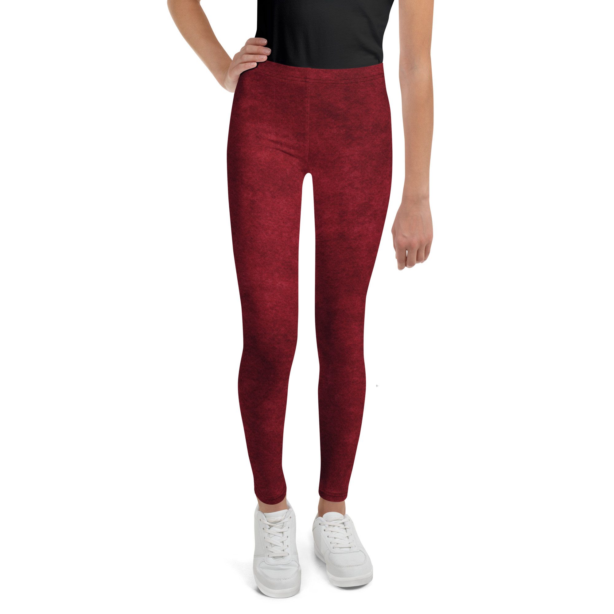 DECALVIBES Leggings Mädchen Leggings für Kinder & Jugendliche Lava Red 4-Wege-Stretch, weiches Material, formstabil, komfortabler Sitz