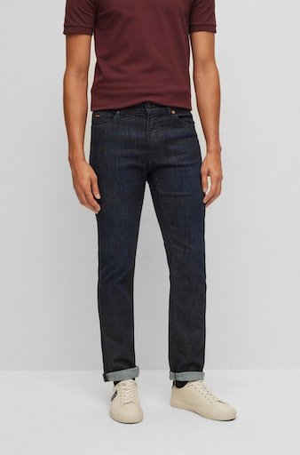 BOSS ORANGE Regular-fit-Jeans Maine BC-L-P 10208805 01 mit Leder-Badge