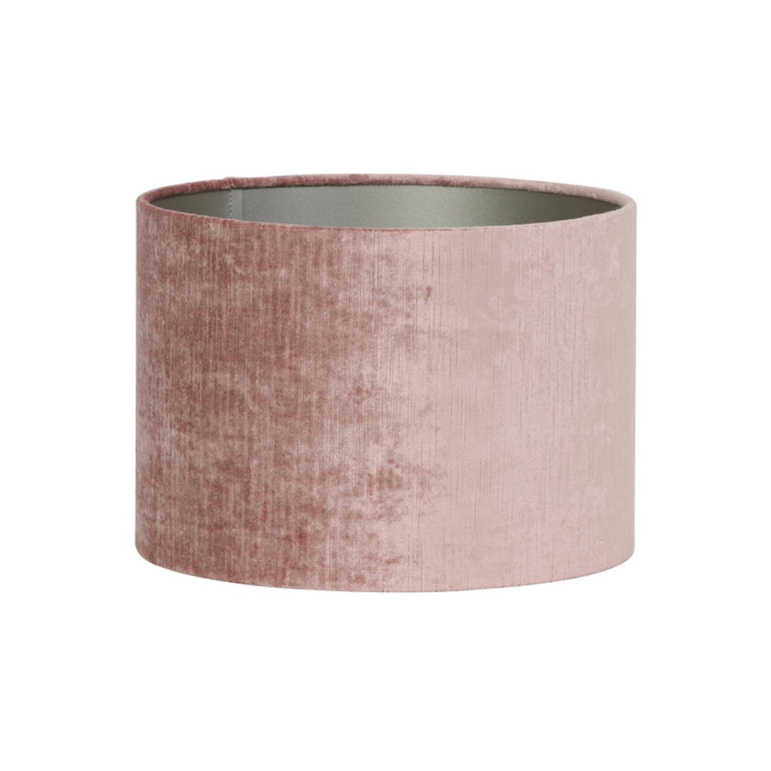 Light & Living Лампыschirm Лампыschirm Zylinder GEMSTONE von Light & Living Samt Altrosa Ø30x21