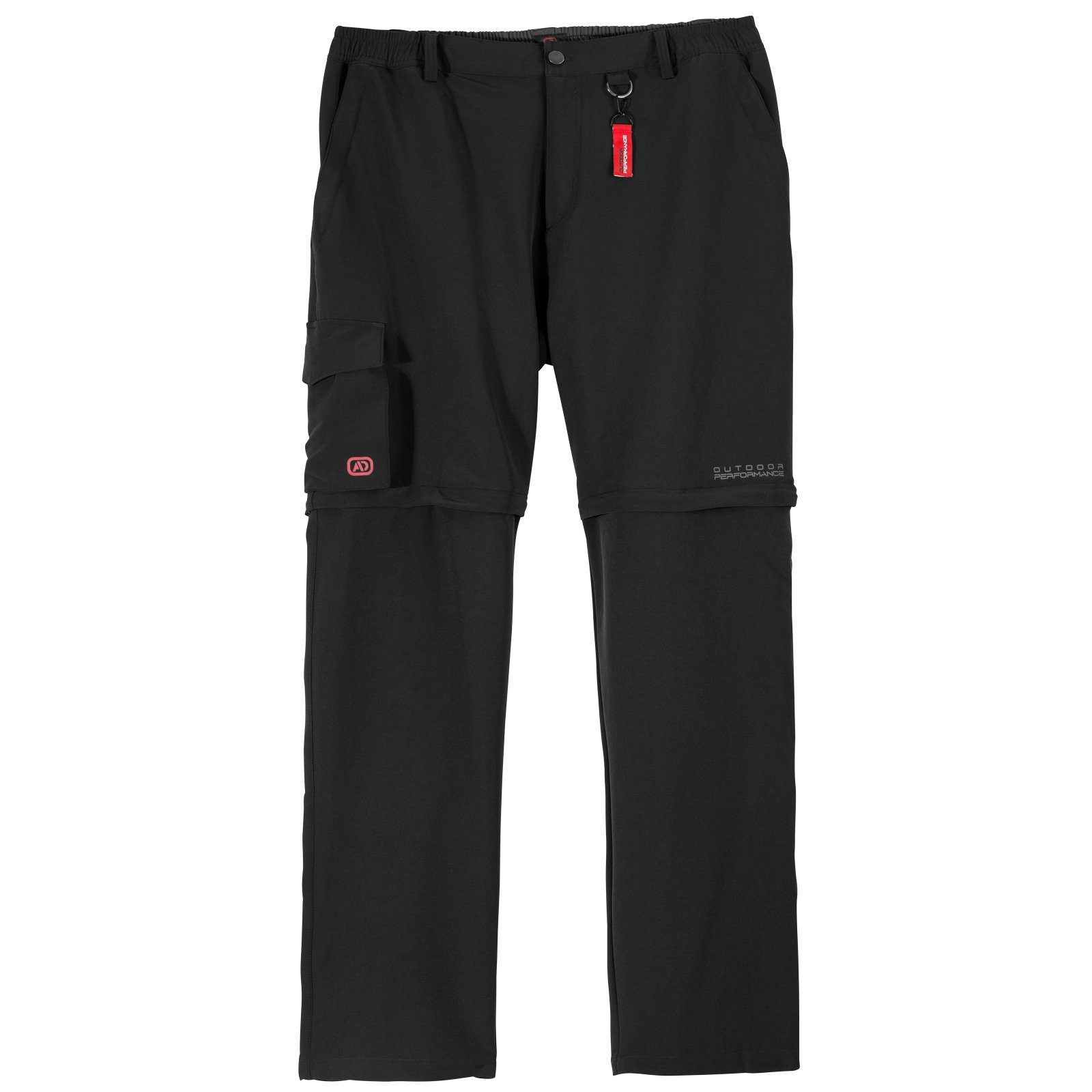 ADAMO Outdoorhose Große Größen Herren Outdoor-Zipp-off-Hose schwarz Tobias Adamo