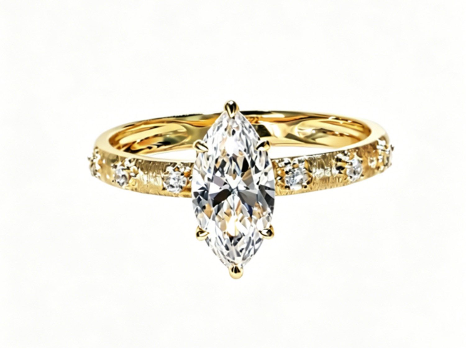 Jumpeak Diamantring 14K Gold, 1ct,Labor gezüchteter Diamant, Verlobungsring als Geschenk, D VS1,2EX, IGI-Zertifikat,Verlobungsring, Damenring,Hochzeitsgeschenk