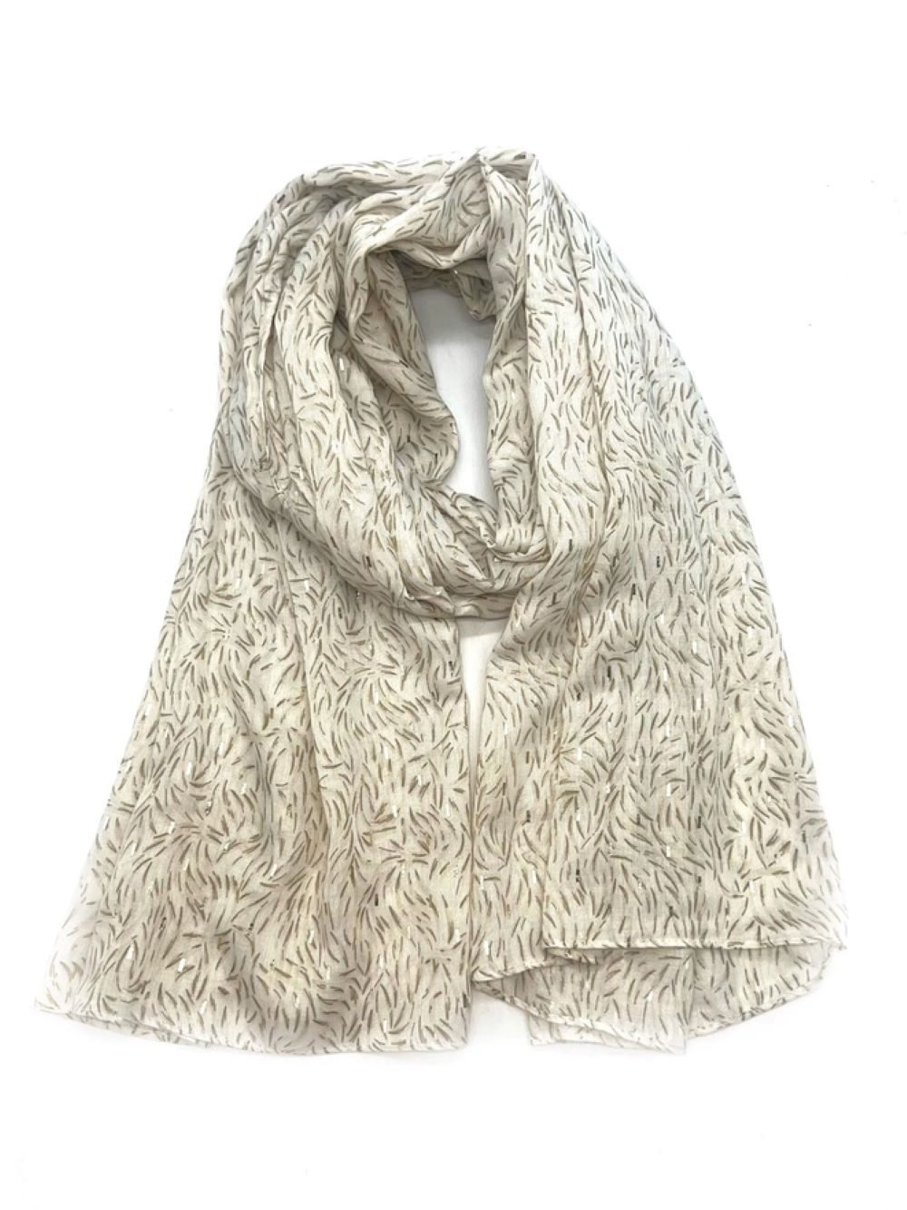 Modeschal Leichter Damen- und Herrenschal mit Glitzer-Design