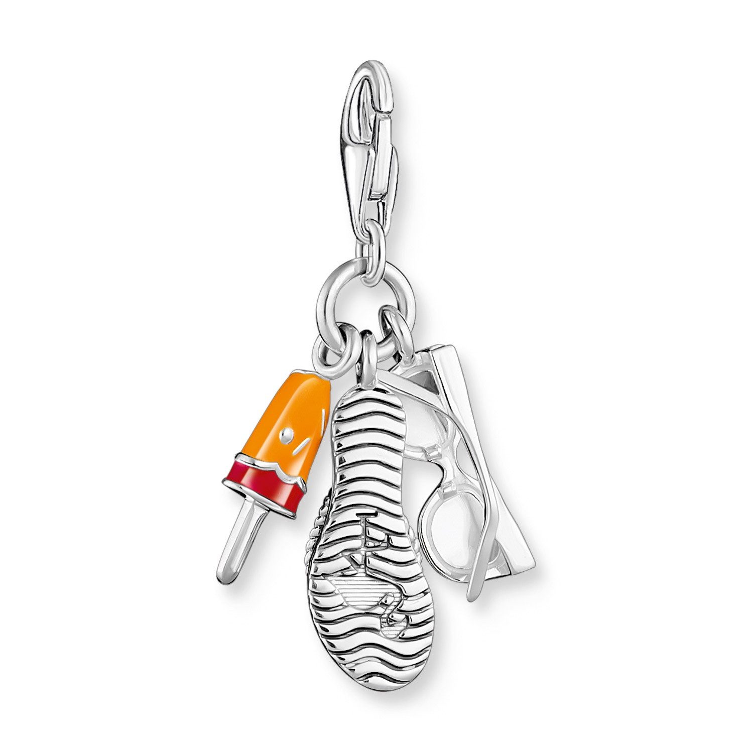 THOMAS SABO Kettenanhänger Charm- Sonnenbrille, Badesandale, günstig online kaufen