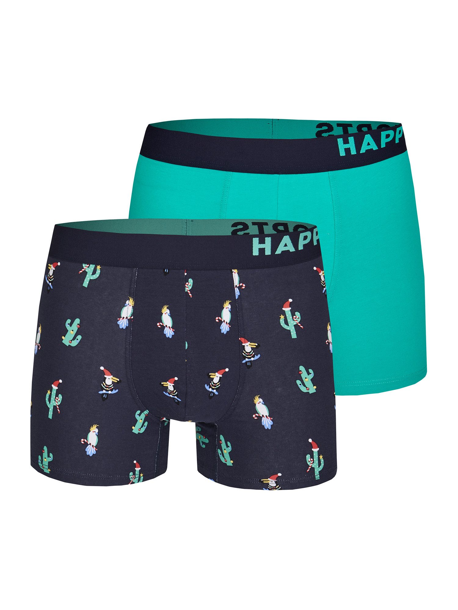 HAPPY SHORTS Boxer Weihnachtsboxer (2-St)