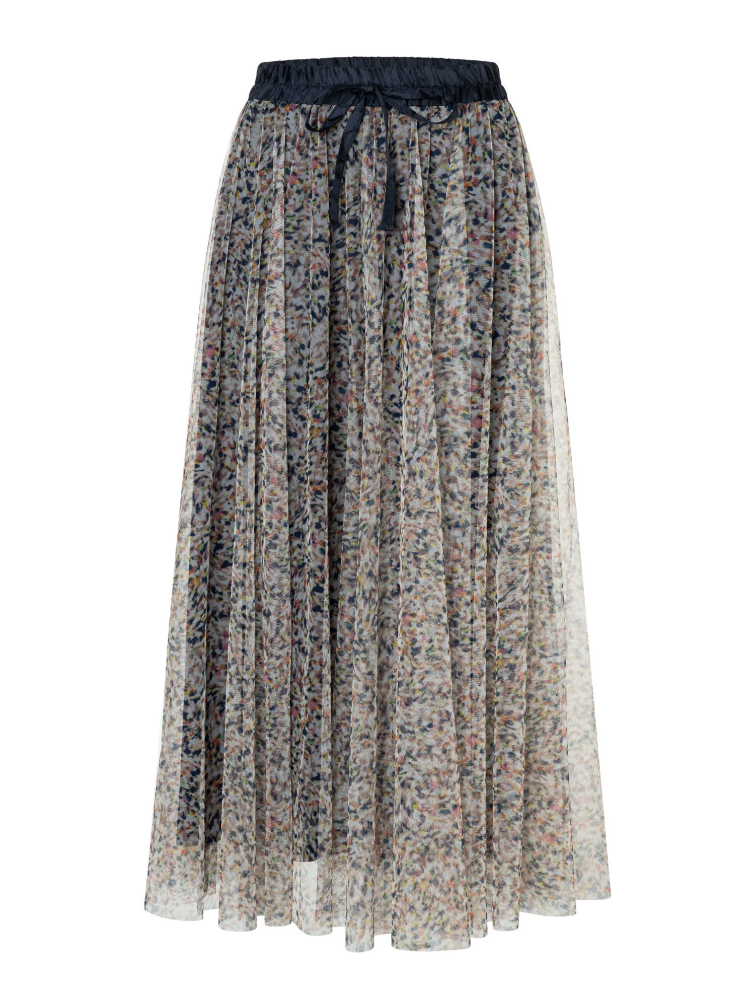 MORE&MORE A-Linien-Rock femininer Maxi-Schlupfrock, Floralprint