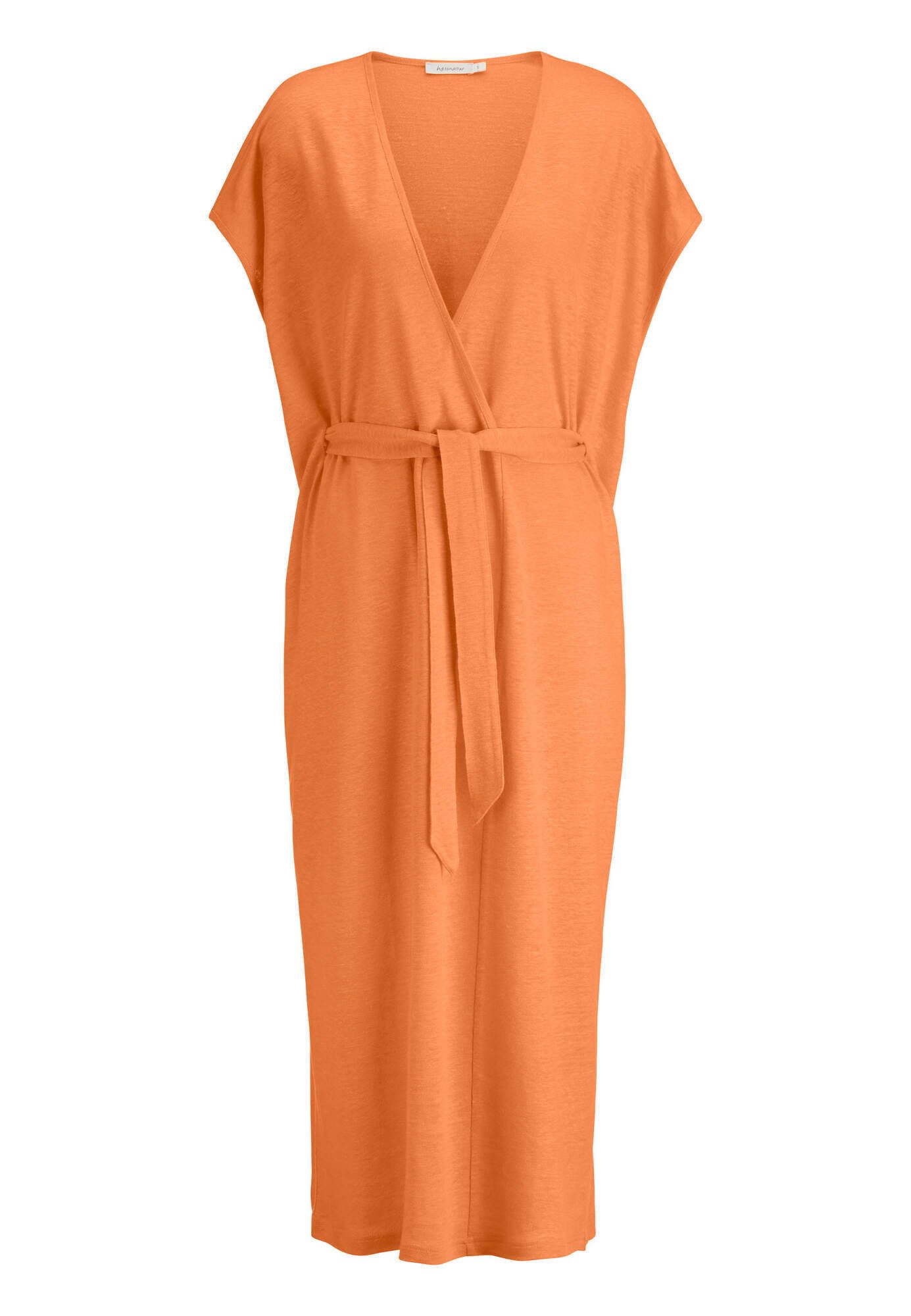 Jerseykleid Midi Relaxed aus reinem Leinen