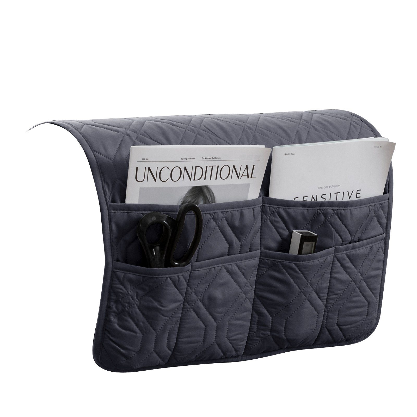 Sunicol Sesselschoner Armlehnenbezug, 100%Wasserdicht, Rutschfest, Sofaüberwurf mit Tasche, Weichen, hautfreundlichen sesselschoner mit armlehne, 1/3X, 46x89cm