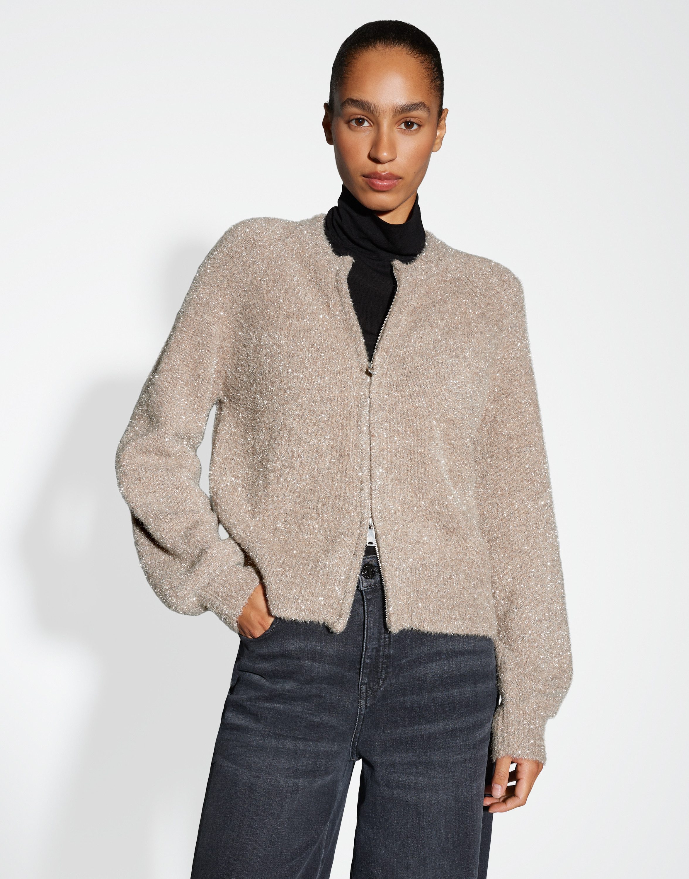 OPUS Strickjacke DOSMIC Regular mit flauschigem günstig online kaufen