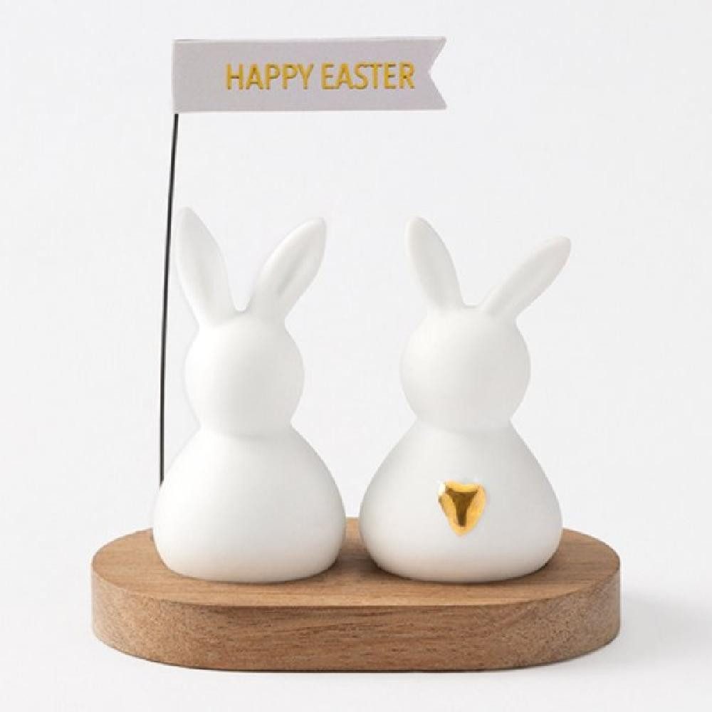Räder Osterhase Design Mini-Dekofigur Hasengruß Frohe Ostern