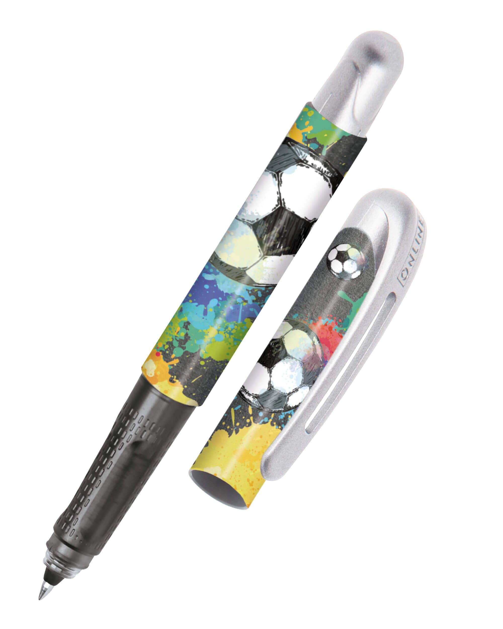 Online Pen Tintenroller College Tintenpatronen-Rollerball, ergonomisch, ideal für die Schule, hergestellt in Deutschland