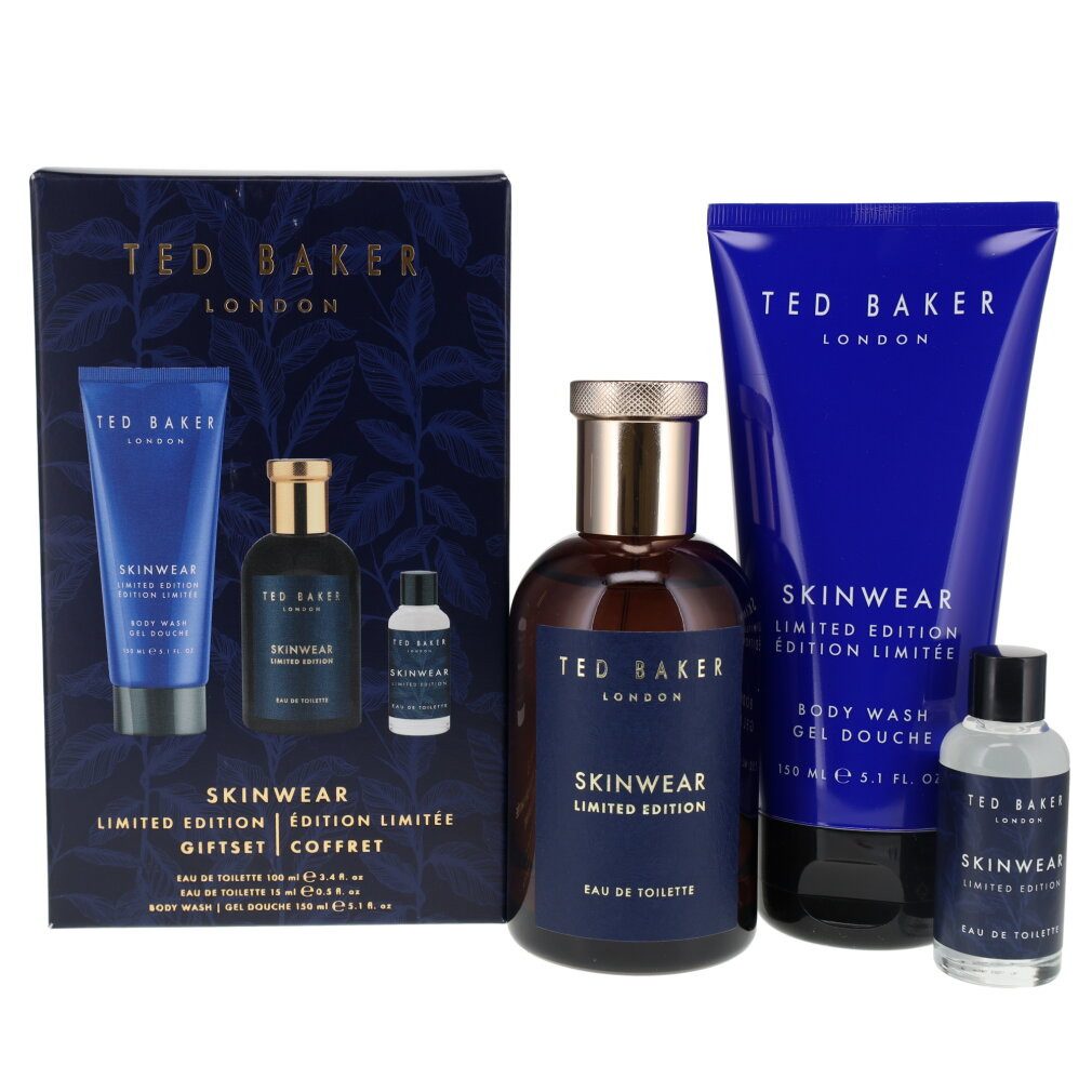 Ted Baker Eau de Toilette Skinwear Limited Edition Gift Set EDT + EDT + Body Wash