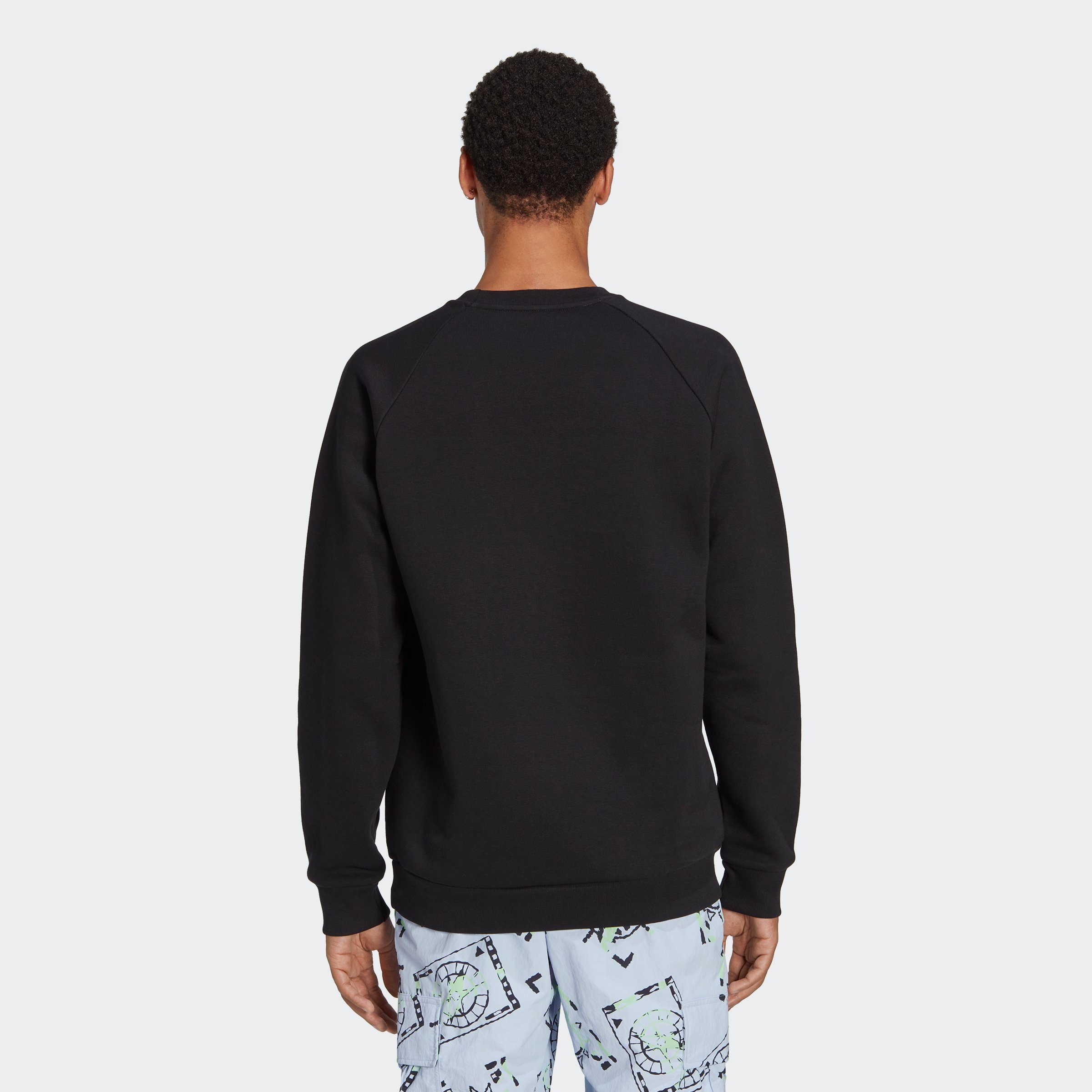 Black adidas ESSENTIALS Sweatshirt Originals TREFOIL