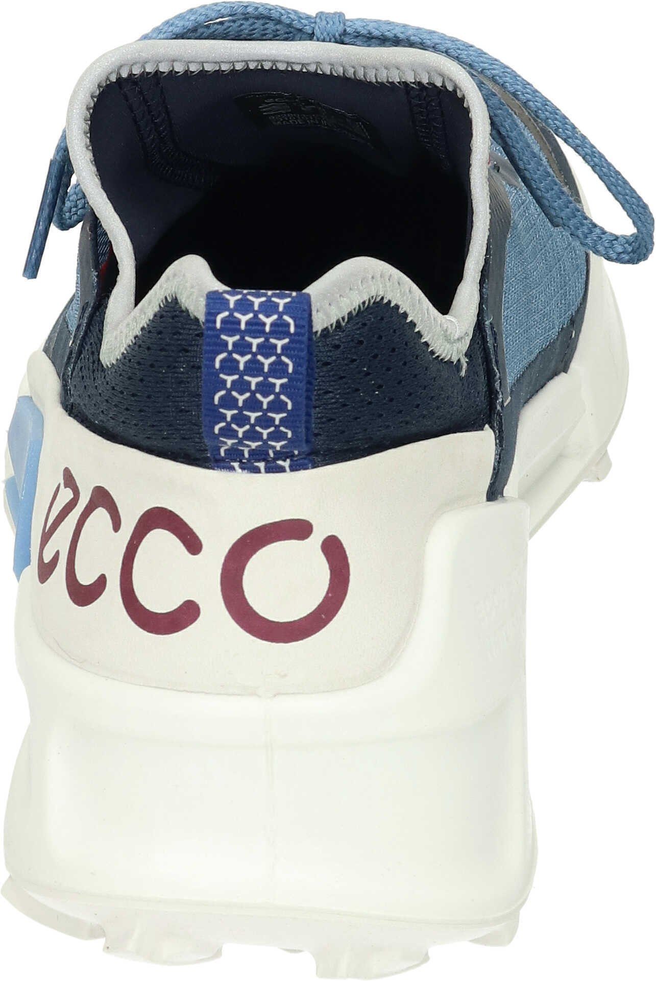 Sneaker Ecco Schnürer aus Blau Textil