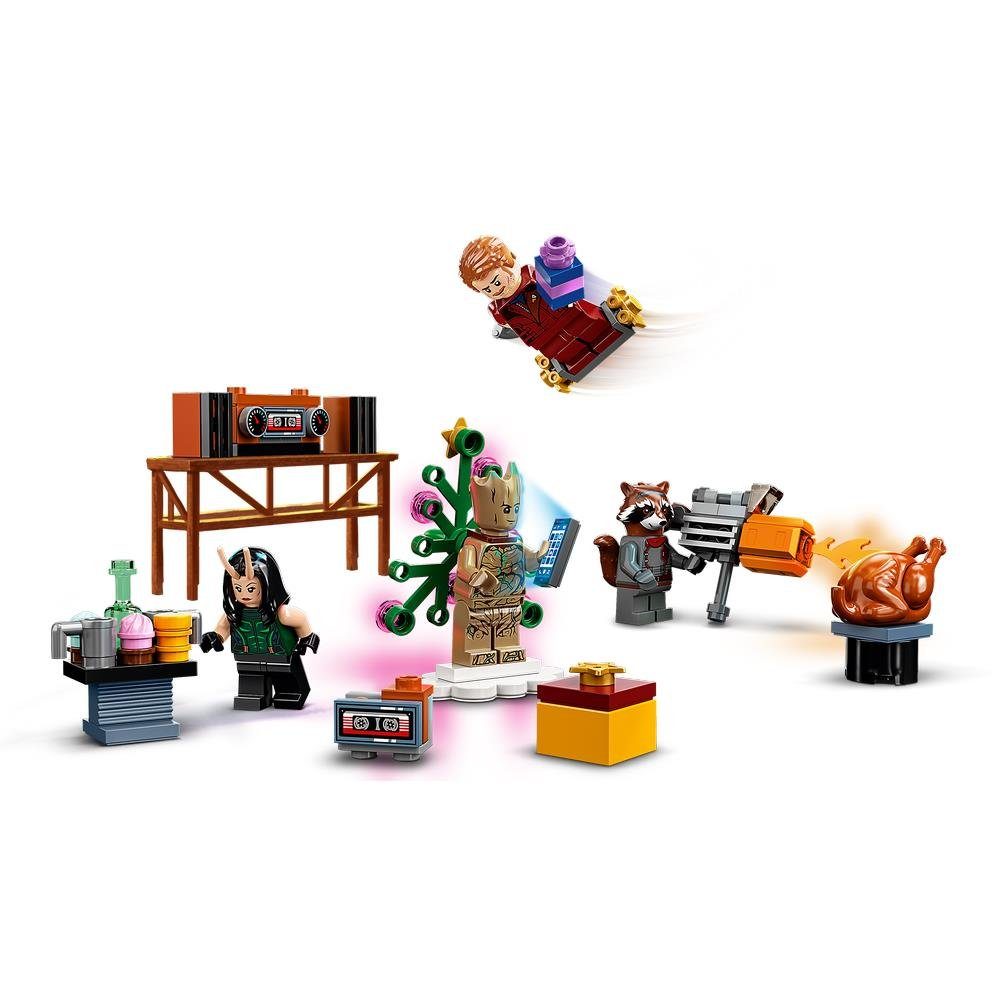 Mini-Modelle, - (268-tlg), Kinder und für 6 Guardians of 2022 ab Minifiguren Heroes™ Super mit Adventskalender (76231) Marvel Galaxy LEGO® the Jahren