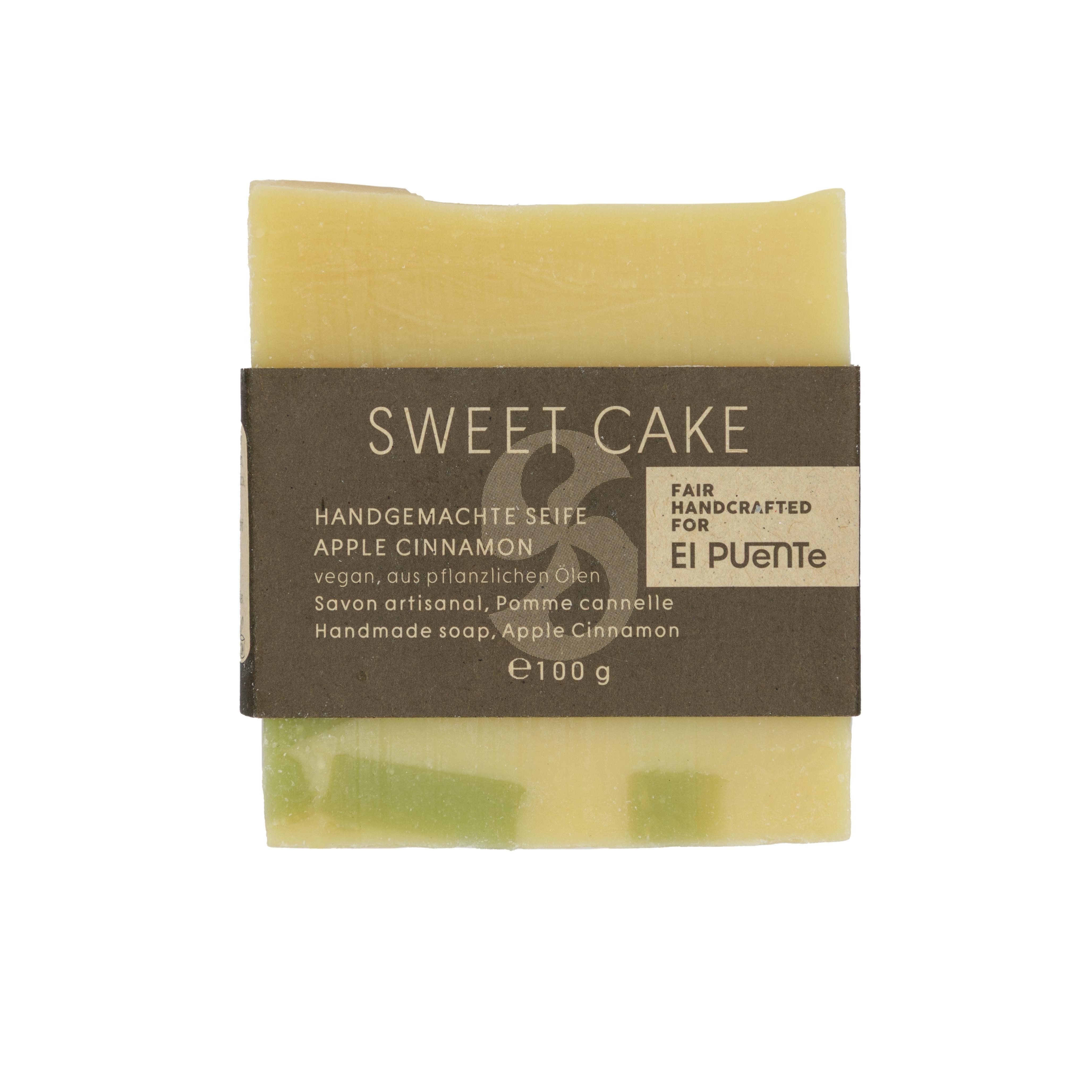 El Puente Handseife Seife "Sweet Cake", Vegan, Handmade