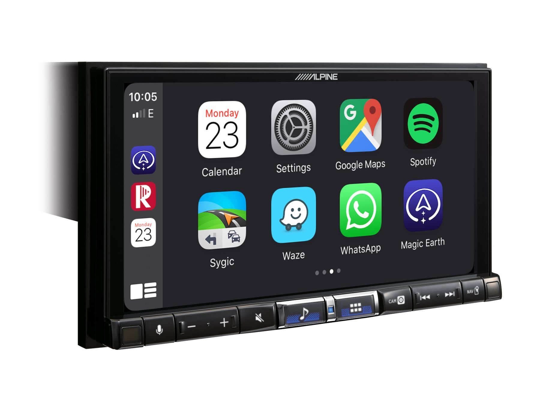 ALPINE Alpine ILX-705DM 2-DIN-Autoradio und Digital-Media-Station mit  7-Zoll-Touchscreen, DAB+, Apple CarPlay und Android Auto Stereoanlage