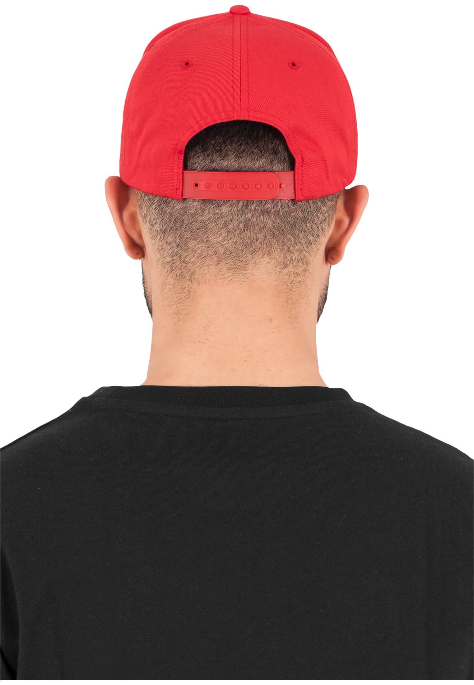 5 Classic RED Panel Flex Cap Flexfit Snapback 6007 Flexfit