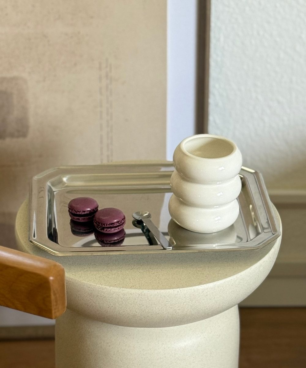 Zoha Tasse Wave Kaffeetassen Set 400 ml - handgefertigte Teetassen Wellendesign, Keramik, Ideal für Tee, Kaffee & andere Heißgetränke