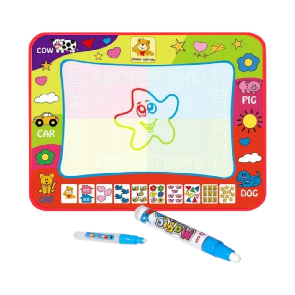 VERK GROUP Kreativset Magische Wasser-Malmatte für Kinder – Wiederverwendbare Zaubermaltafel