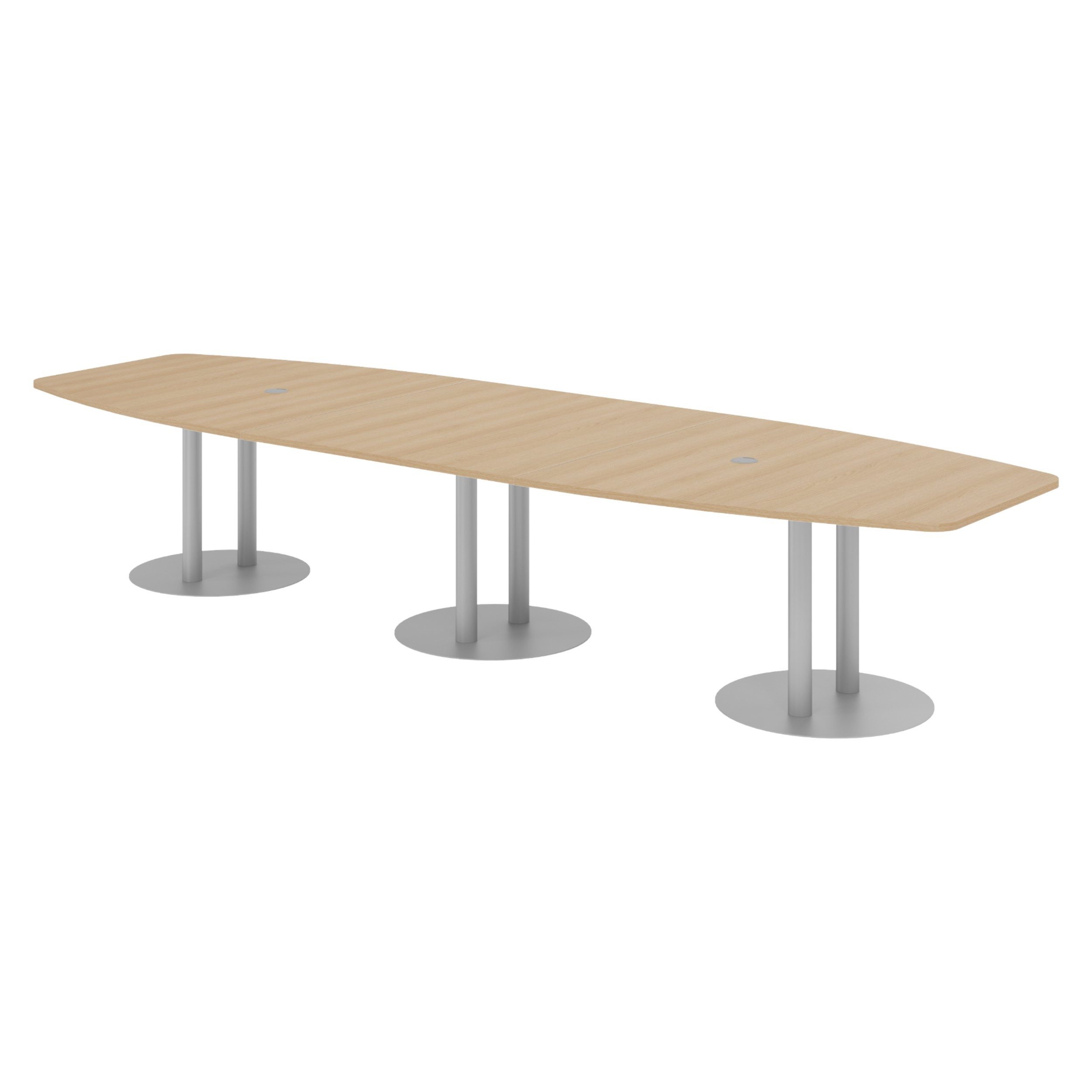 bümö Konferenztisch Besprechungstisch groß, Dekor: Eiche