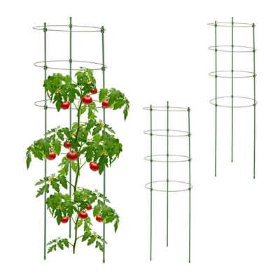 relaxdays Rankhilfe 3er Set Tomatenturm 91 cm, 3 St., 3er Set