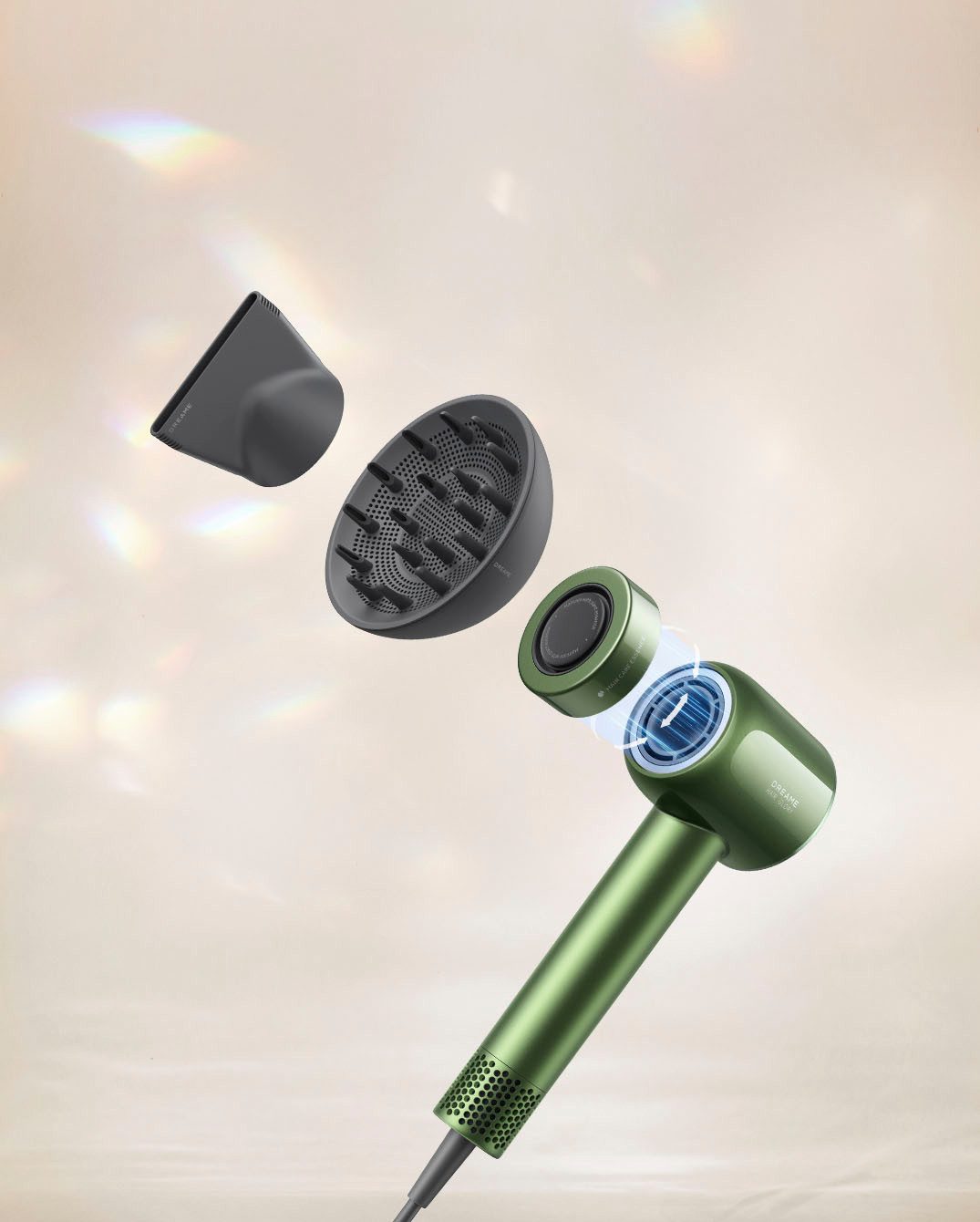 Dreame Saugroboter L20 Ultra Complete, leistungsstarke Saug- und kraftvolle Wischfunktion, Dreame Haartrockner Glory Master High-Speed Hair Dryer