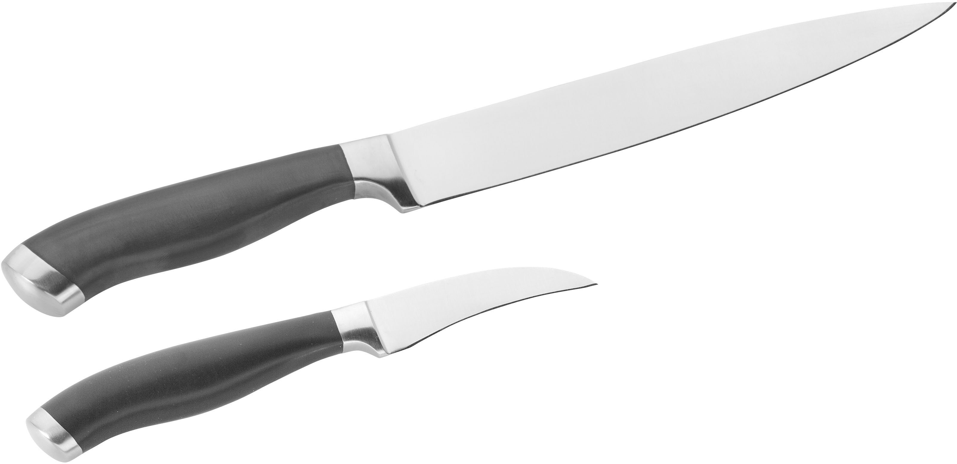 PINTINOX Messer-Set Coltelli Professional (Set, 2-tlg), (Aufschnittmesser, Gemüsemesser), Edelstahl, spülmaschinengeeignet