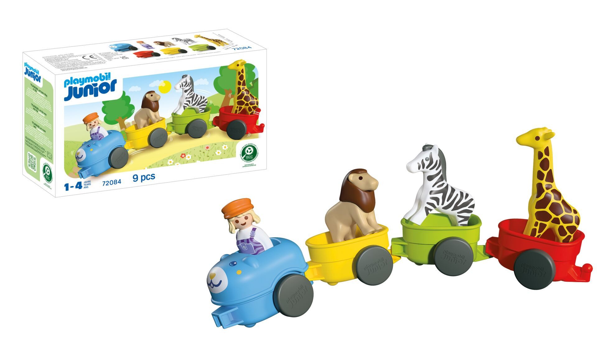 Playmobil® Tierzug (72084), JUNIOR Konstruktions-Spielset, Made in Europe