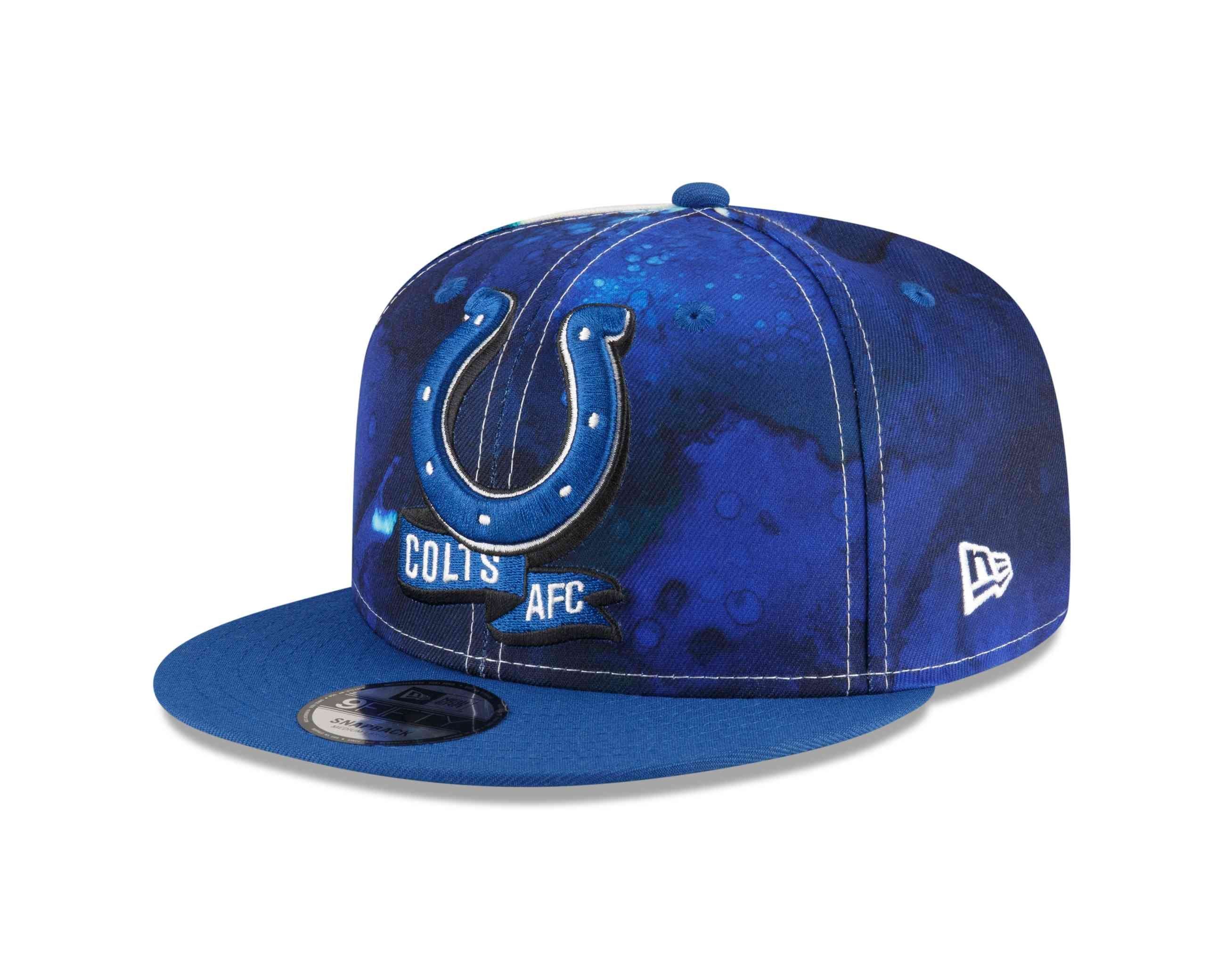 New Era Snapback Cap NFL Indianapolis Colts 2022 Sideline Ink 9Fifty