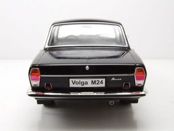 MCG Modellauto GAZ Wolga Volga M24 1967 schwarz graues Interieur Modellauto 1:18 MCG, Maßstab 1:18