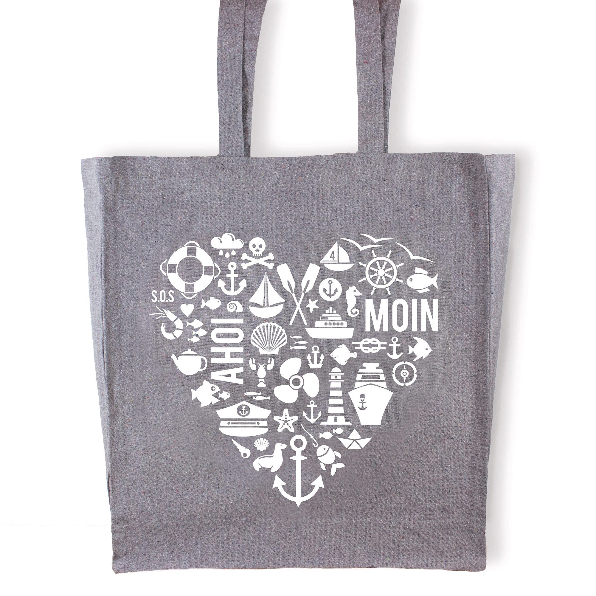 Bow & Hummingbird Сумки для покупок Сумки для покупок Nordisch by Heart, Aus recycelter Baumwolle