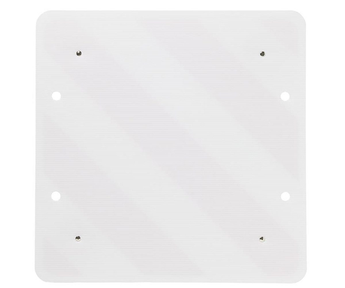 Systafex® Warnschild Warntafel 50x50 cm mit Rückstrahlern für Wohnmobil Boot Fahrradträger, (1 St), mit 4 Rückstrahlern
