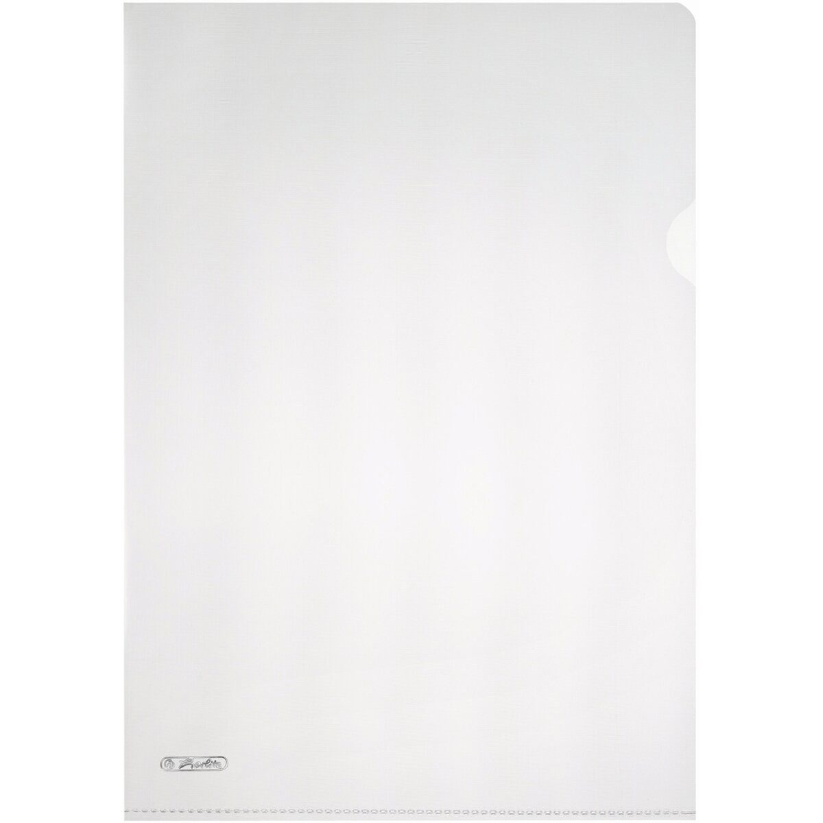 Herlitz Prospekthülle Aktenhülle Pyramide A4 110my PP glänzend VE=10 Stück transparent