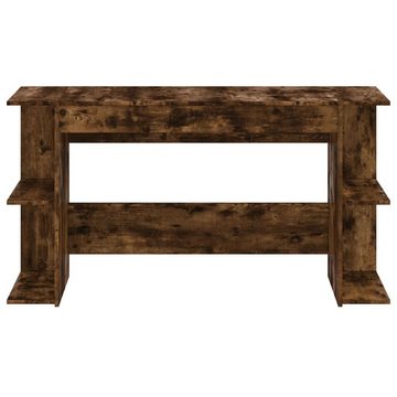 vidaXL Schreibtisch Schreibtisch Räuchereiche 140x50x75 cm Holzwerkstoff