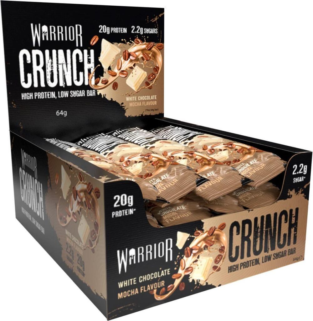 Warrior Sports Nutrition Warrior Crunch Protein Bar - 12 Riegel a 64 g Riegel