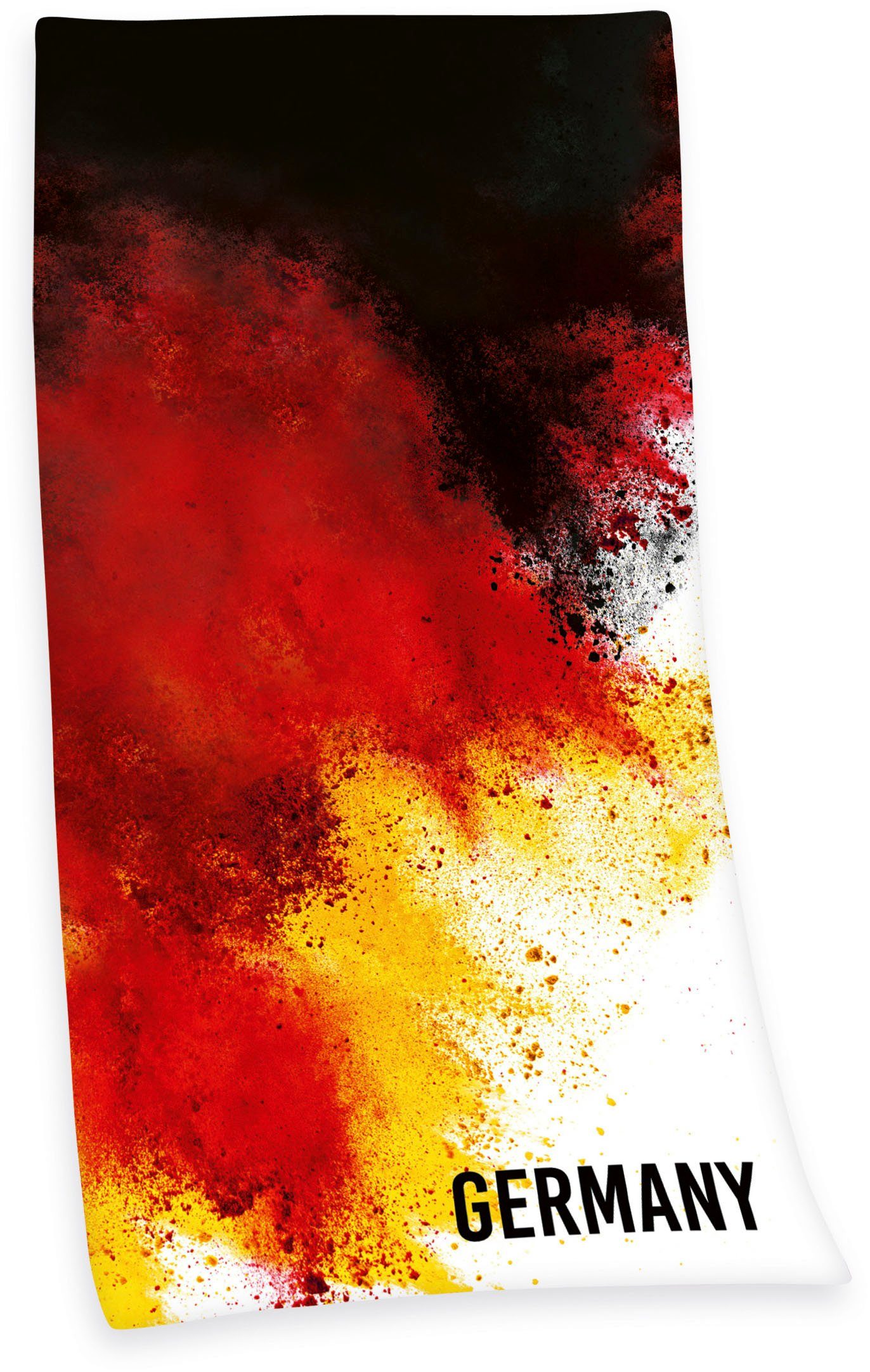 Herding Young Collection Badetuch Germany, Velours (1-St), hochfarbig bedruckt