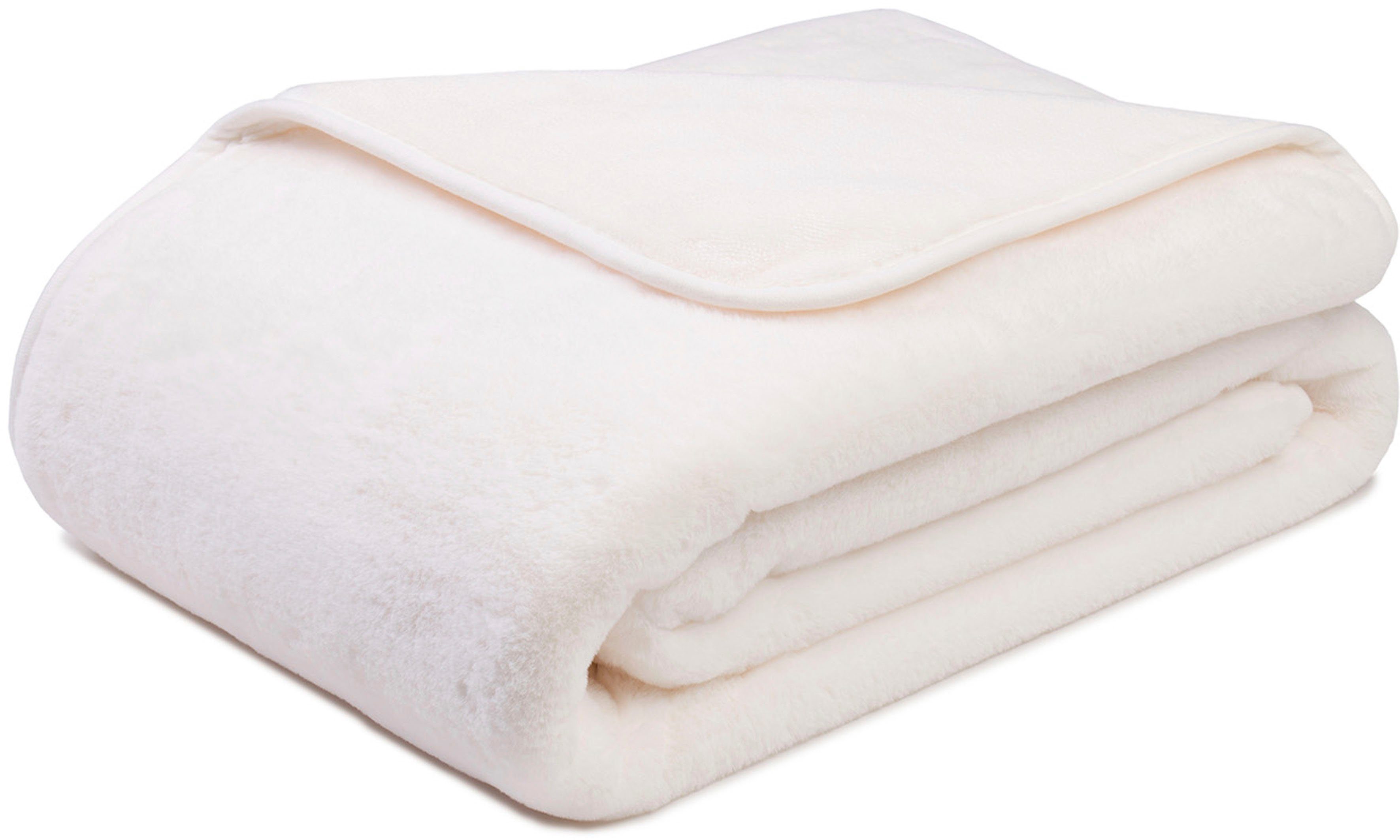 Wohndecke Merino Wendewohndecke, Gözze, kuschelig weich günstig online kaufen