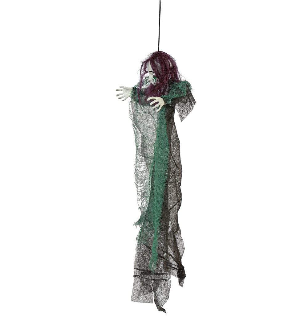 Fries Hängedekoration Halloween Deko Horror Mädchen Hänger 53 cm Hoch Bewegliche Hände, 54 cm Hoch – Bild 2 von 3