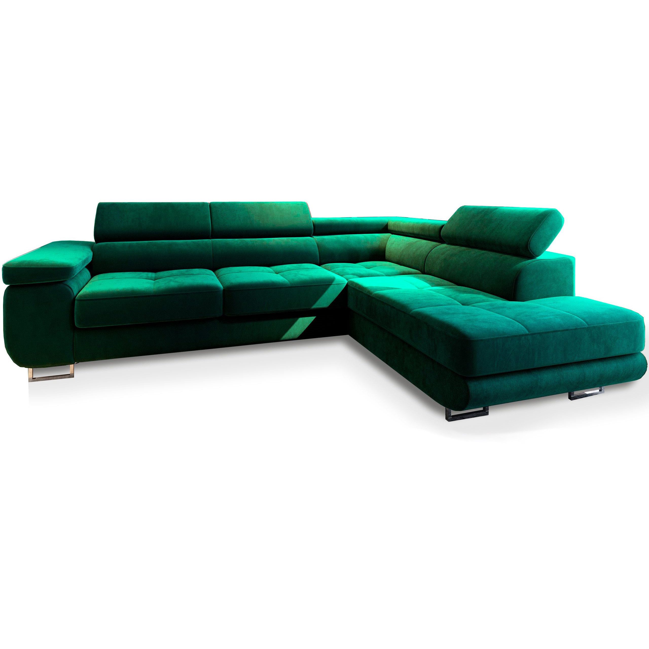 Masseno Ecksofa SELVA mit Schlaffunktion L-Form, Sofa mit Bettkasten günstig online kaufen
